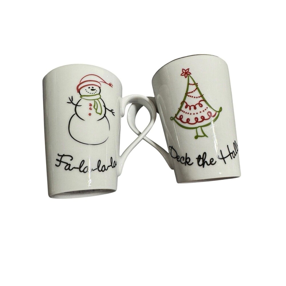 Saint Nicholas Square Christmas Tis The Season 12oz. Coffee Cup/Mug Set Of 2